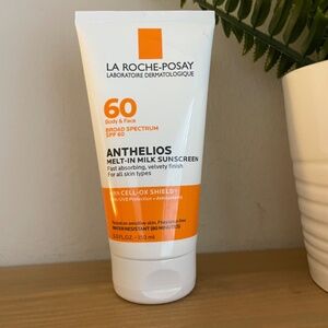 La Roche-Posay Anthelios Melt-In Milk SPF 60 Sunscreen – Body & Face, 5 fl oz